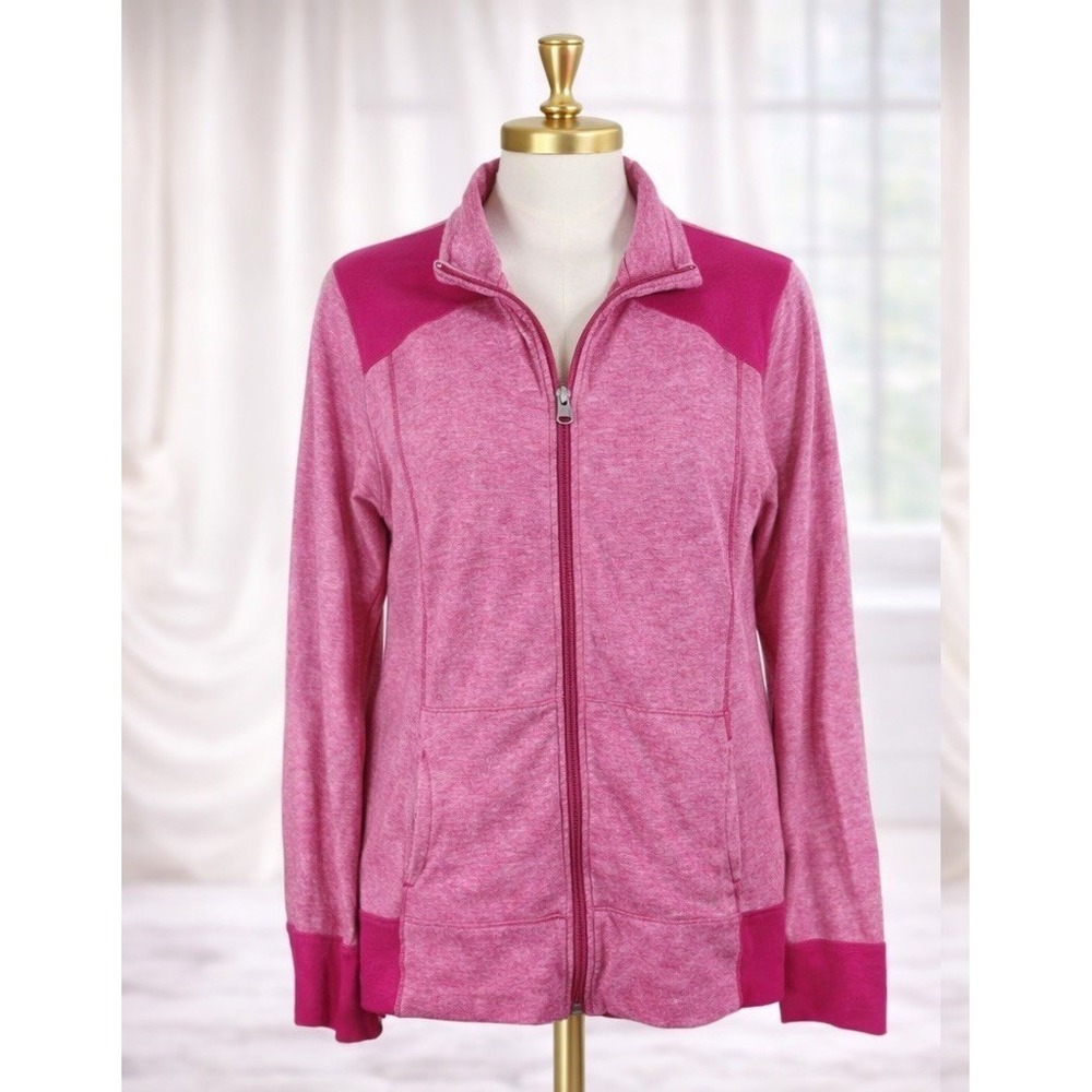 Eddie Bauer Outdoor Jacket Full Zip Pockets Thin Lightweight Base Layer Size XS
